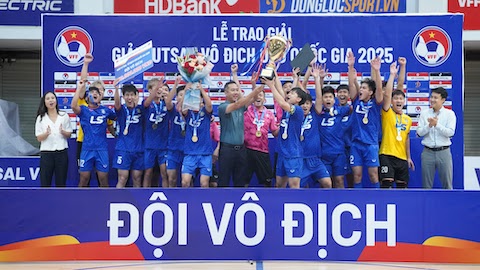 Thái Sơn Bắc đăng quang giải futsal vô địch U20 QG 2025
